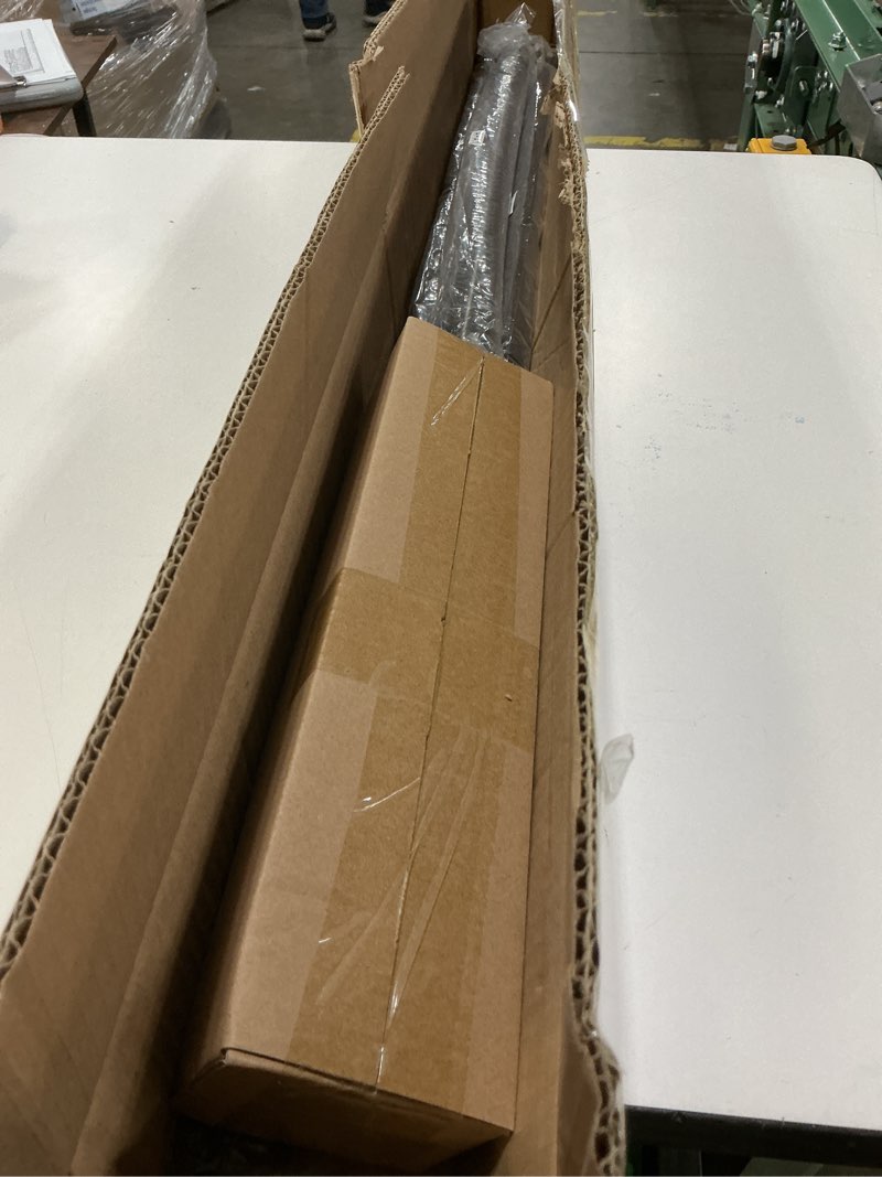 Condition photo showing New/Like New for dark bronze bay window curtain rods with aluminum end cap finials and brackets,adjustable 36-72 inch center rod for windows (24-68’’), 20-36 inch side rods for windows (16-33’’) 20-36"&36-72"&20-36"(3 sided) dark bronze