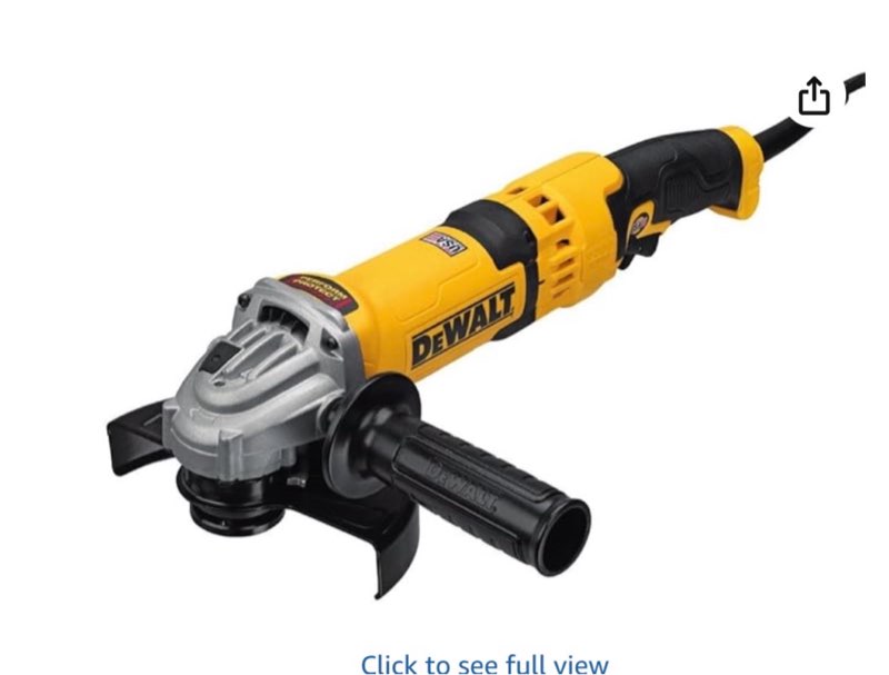 dewalt dwe43066 6" high performance trigger switch grinder