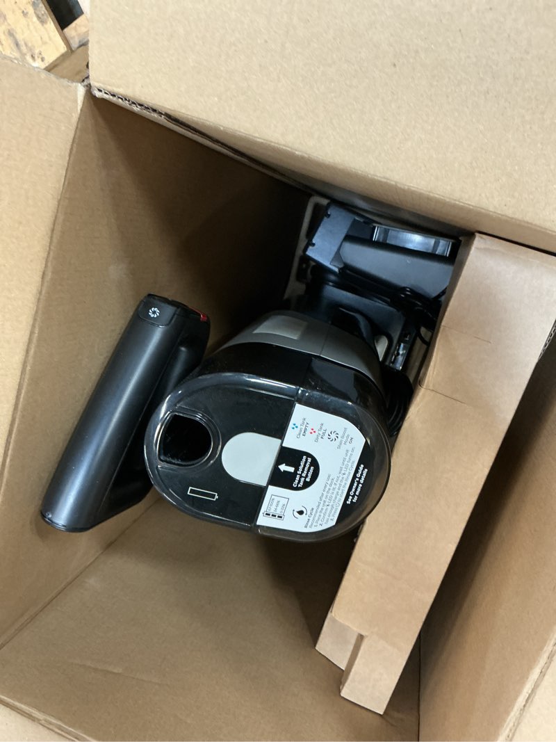Condition photo showing As Is for Shark | Wet Dry Vacuum Cleaner | Vacuum and Mop Combo | HydroVac MessMaster | 3-in-1 Self-Cleaning + Powerful Suction | 2 Brushrolls & 2 Solutions Included | Hardwood Floor & Area Rug Cleaner | AW261 Cordless w/ Premium