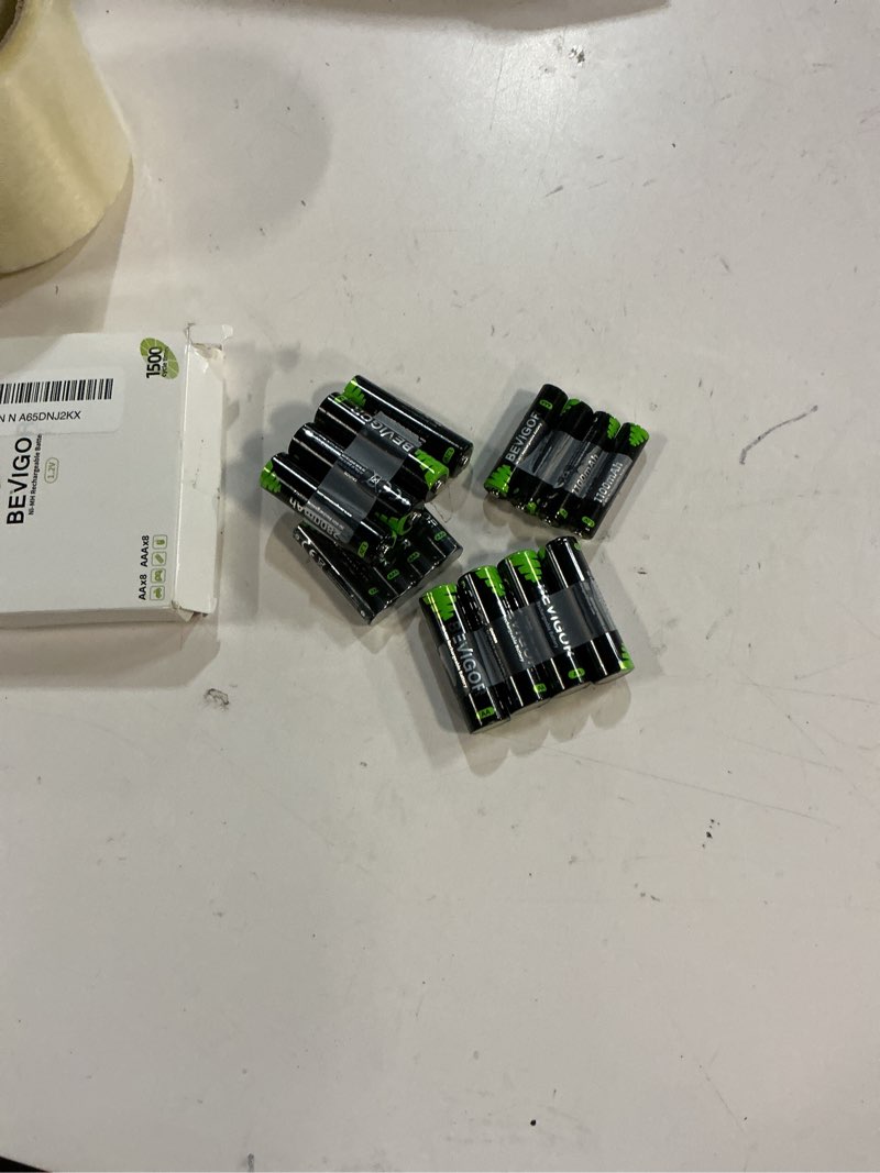 Condition photo showing item condition for BEVIGOR 16 Sets AA AAA Rechargeable Batteries, High Capacity 8-Pack AA 2800mAh & 8-Pack AAA 1100mAh, 1.2V NiMH Low Self Discharge Telephone Batteries AAA 8 Pack+AA 8 Pack