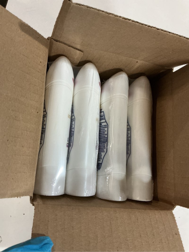 Condition photo showing New/Like New for Dove Advanced Care Antiperspirant Deodorant Stick Clear Finish 4 Count deodorant that doesn’t stain clothes 72-hour odor control and all-day sweat protection with Pro-Ceramide Technology 2.6 oz