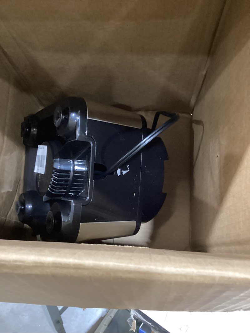 Condition photo showing As Is for hamilton beach stack & snap food processor and vegetable chopper, bpa free, stainless steel blades, 12 cup bowl, 2-speed 450 watt motor, black (70725a)