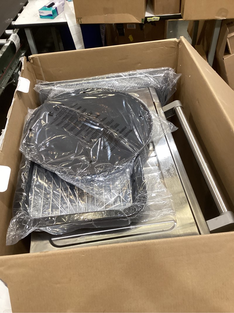 Condition photo showing As Is for breville bov900bss smart oven air fryer pro and convection oven, brushed stainless steel