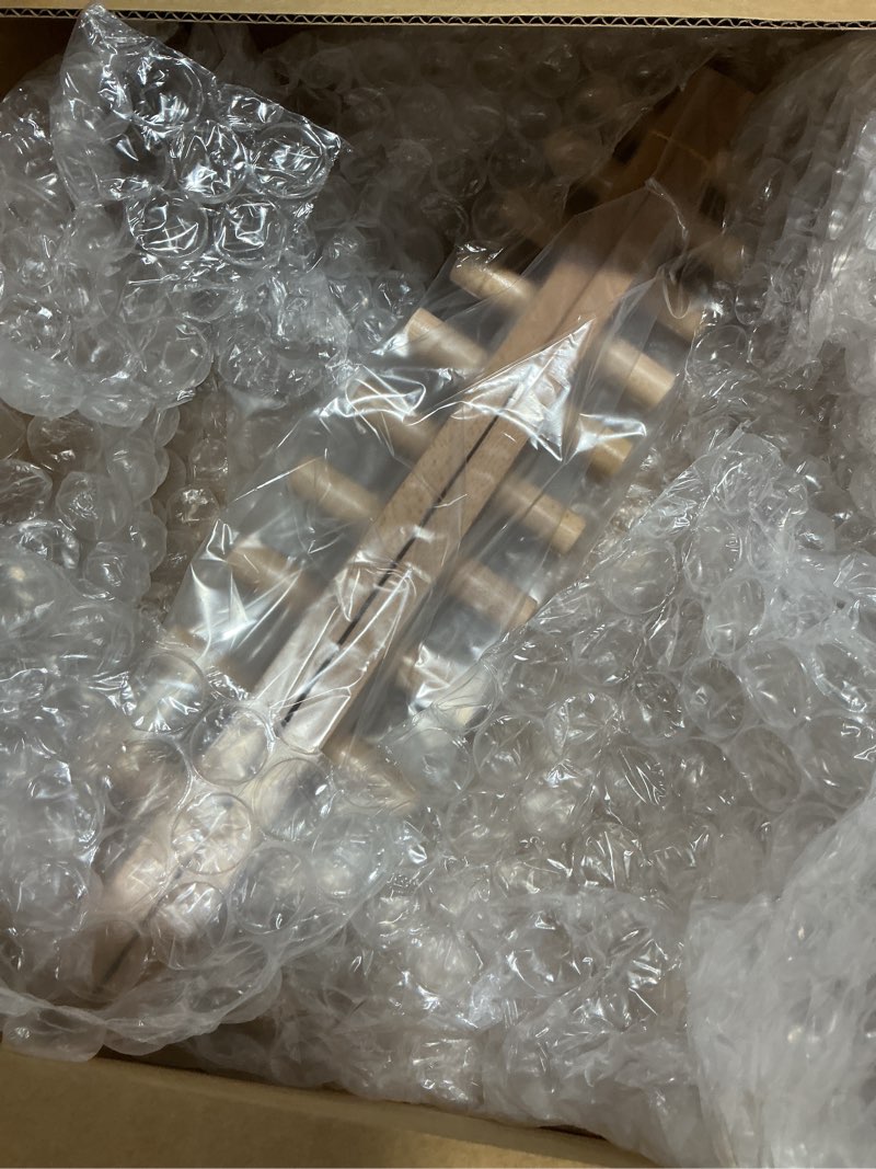 Condition photo showing Good Condition for Sienson 48" Chunky Knitting Loom for Blanket Making – Foldable Wood Frame, Portable DIY Hand Knitting Kit for Beginners, Reusable Blanket Loom for Bulky Yarn Crafts & Gifts 48 IN