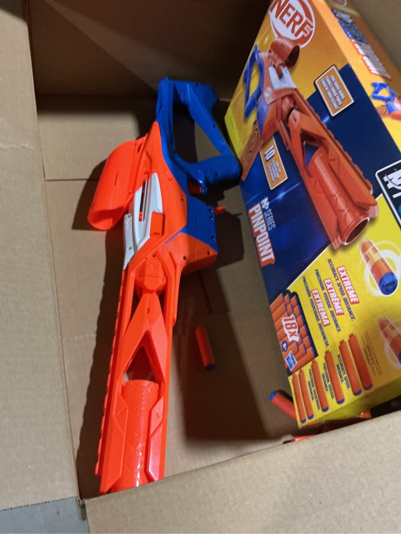 Condition photo showing As Is for Nerf N Series Pinpoint Dart Blaster, 18 N1 Darts Compatible Only N Series Blasters, 10-Dart Clip, Blaster Gifts for Kids
