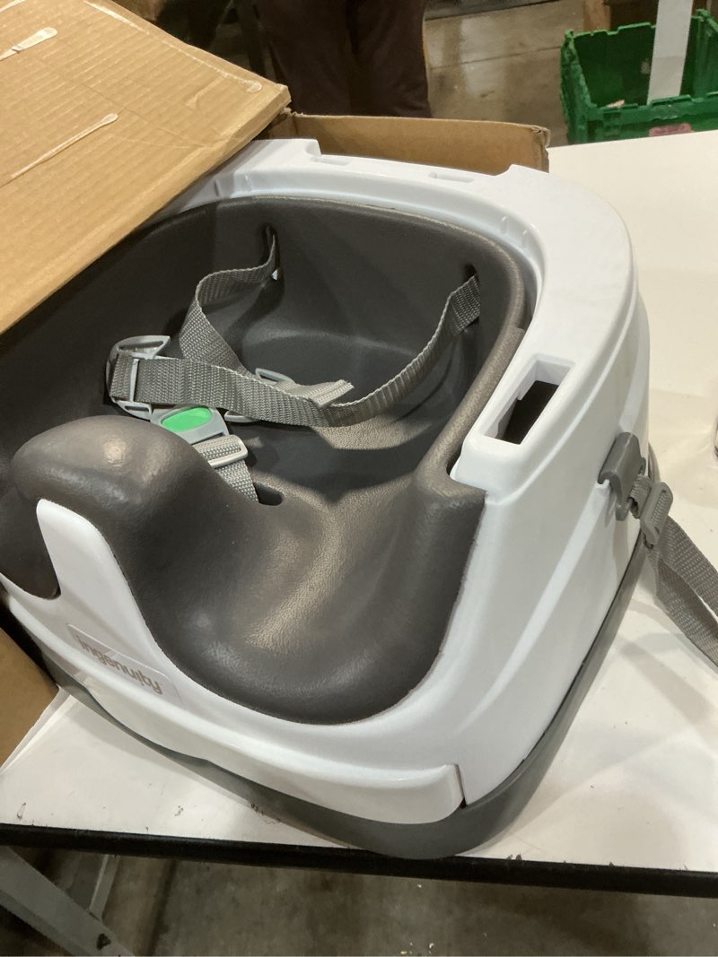 Condition photo showing Good Condition for Ingenuity Baby Base 2-in-1 Booster Feeding and Floor Seat with Self-Storing Tray - Slate