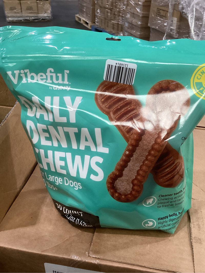 Vibeful daily dental chews for large dogs