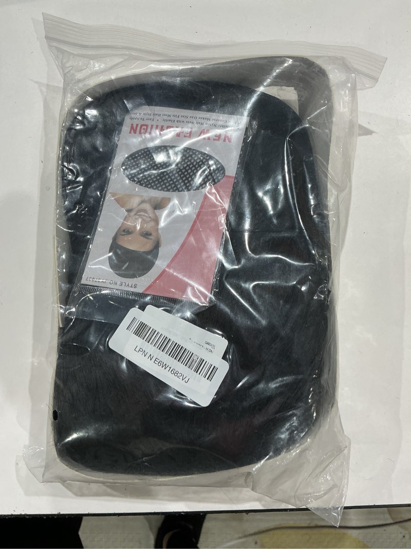 Condition photo showing Good Condition for black wig with bangs long black wig for women synthetic heat-resistant hair layered style hair for daily and party use 26 inch black