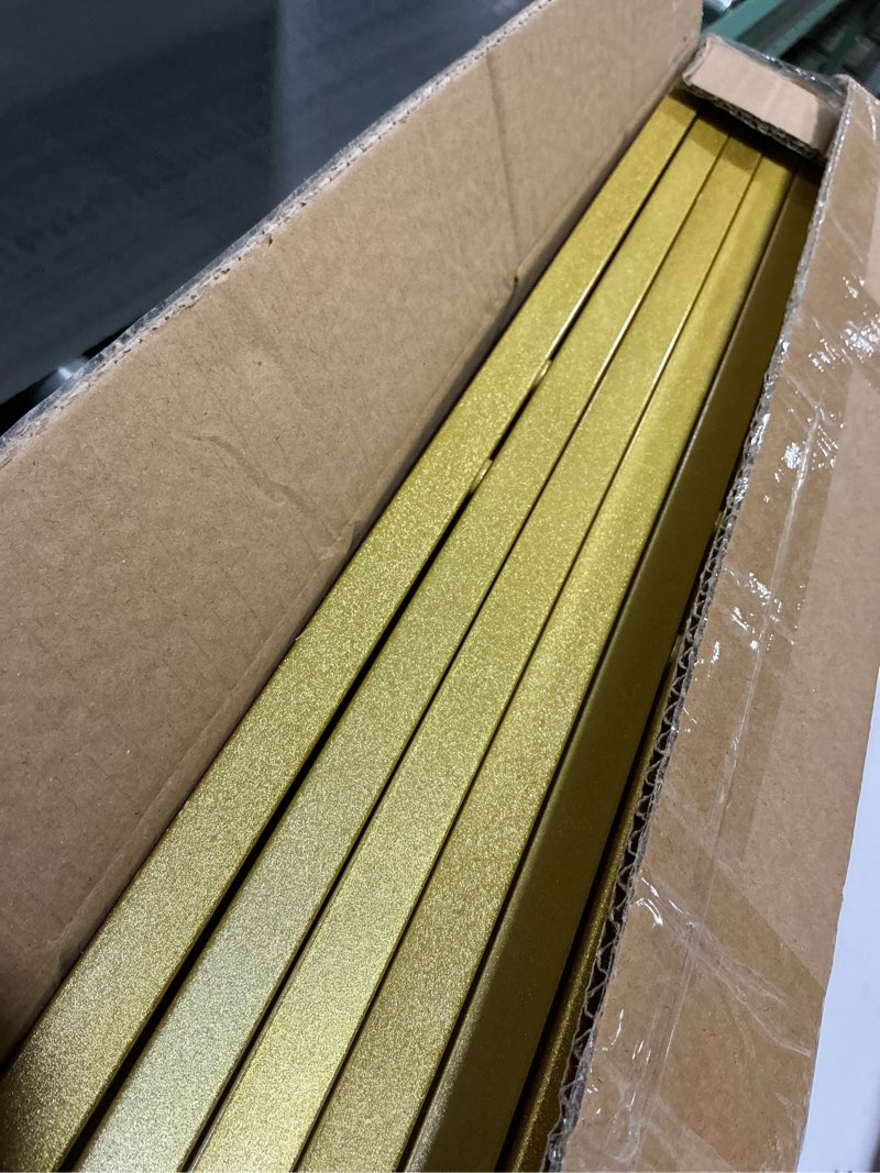 Condition photo showing Good Condition for U-Shaped Metal Arched Flower Rack Perfect for Wedding Decorations and Celebrations 7.2 x 4.2 FT Wedding Arch Frame for Birthdays, Parties, and More (Gold)