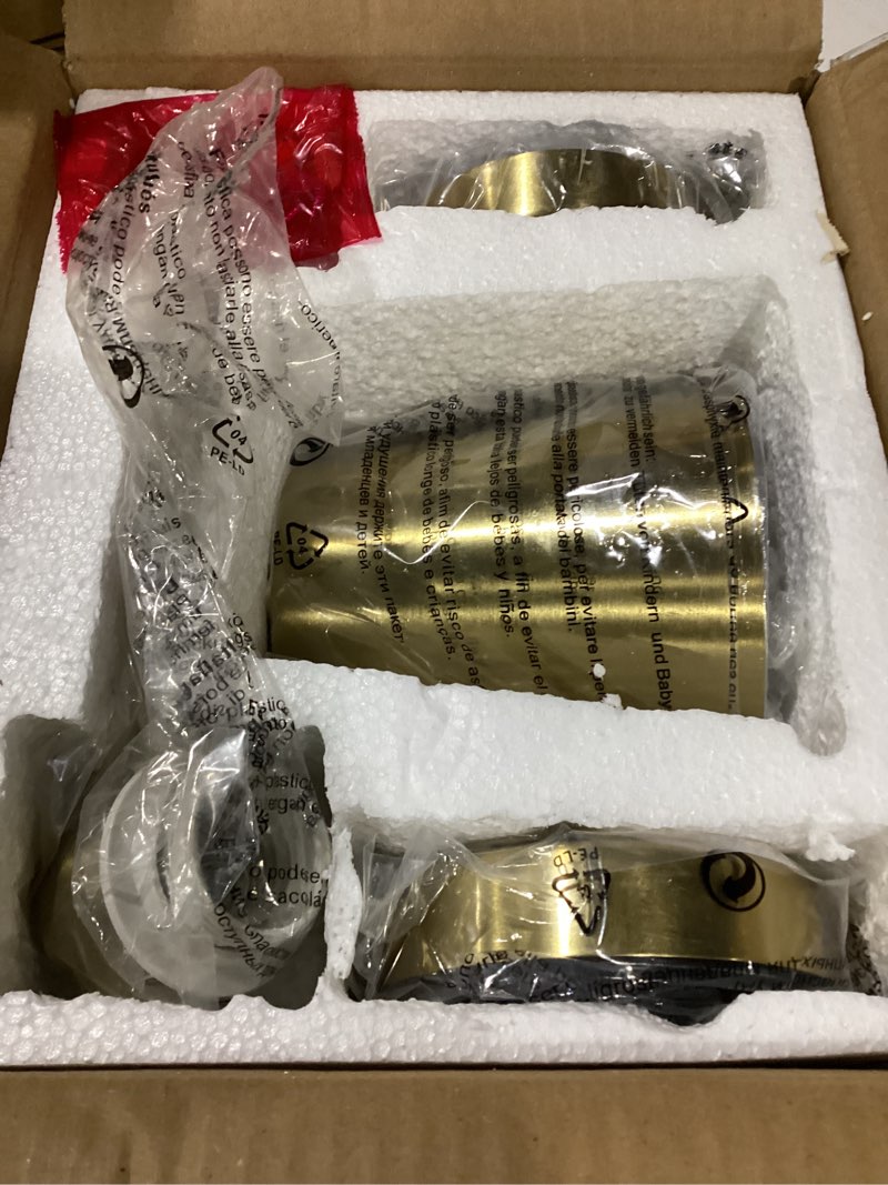 Condition photo showing Good Condition for gold battery operated wall sconces set of two with remote, rechargeable battery powered wall lights, 3 color temperature, dimmable, modern wireless wall lamps for bedroom living room hallway