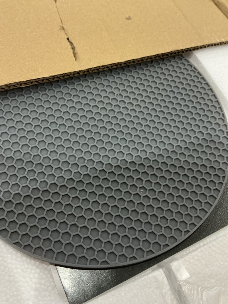 Condition photo showing As Is for BOSWELL Glass Air Fryer, 4.5QT Transparent Fry Bowl, Circulating Heating, Non Toxic, Large Capacity Air Fryer Roast, Temperature Control Dishwasher Safe (Black)