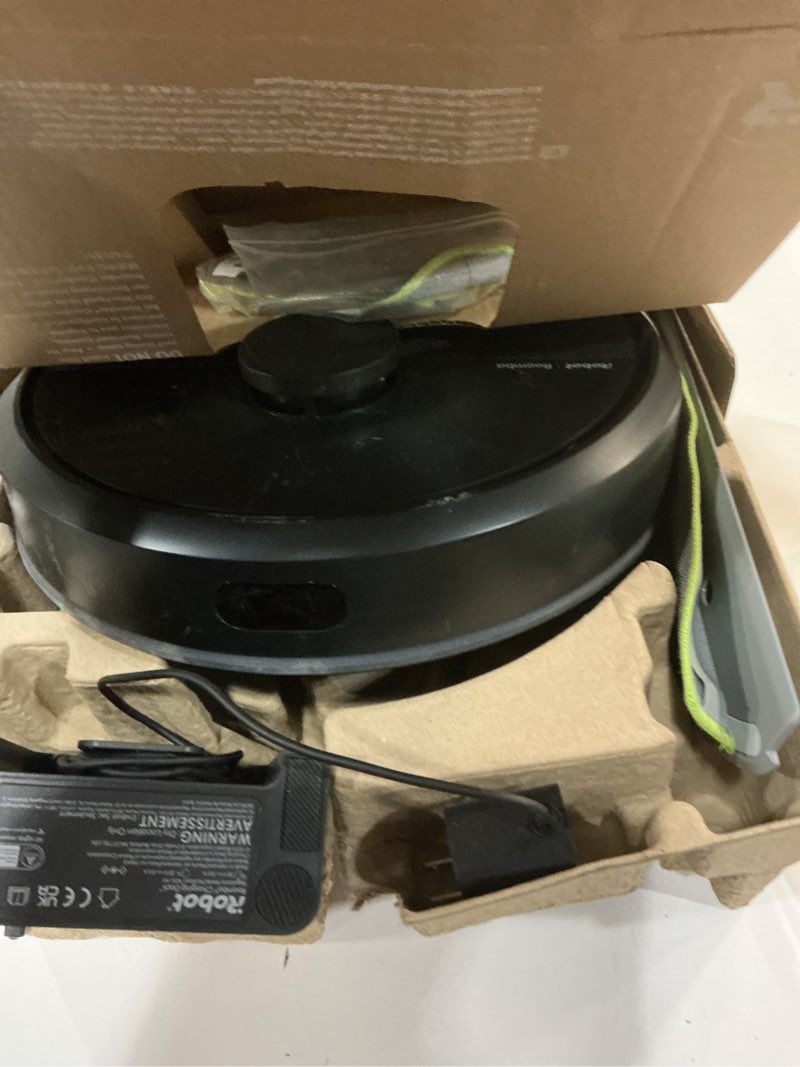 Condition photo showing As Is for iRobot Roomba 105 Combo Robot Vacuum & Mop - Easy to use, Intense Power-Lifting Suction, LiDAR Navigation, Multiple Cleaning Modes, Avoids Mopping Carpets, Self-Charging