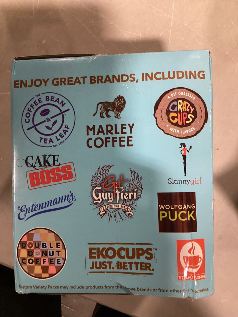 Condition photo showing Good Condition for Double Donut Coffee Variety Pack, Including Flavored Coffee Pods, Medium Roast, & Dark Roast Coffee, Single Serve Coffee for Keurig K Cup Brewers, 40 Count Variety Pack 40 Count (Pack of 1)