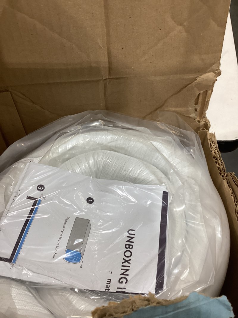 Condition photo showing Good Condition for Best Price Mattress Full Mattress 6 inch Bed-In-A-Box, Green Tea Memory Foam White 6 Inch Full Mattress