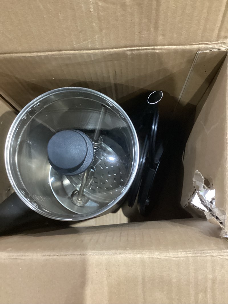 Condition photo showing Good Condition for Presto 02815 12-Cup Cordless Coffee Percolator - Stainless Steel, Modern Design, Easy Pour Spout, Stay-Cool Handle, Matte-Black Black Cordless 12-Cups