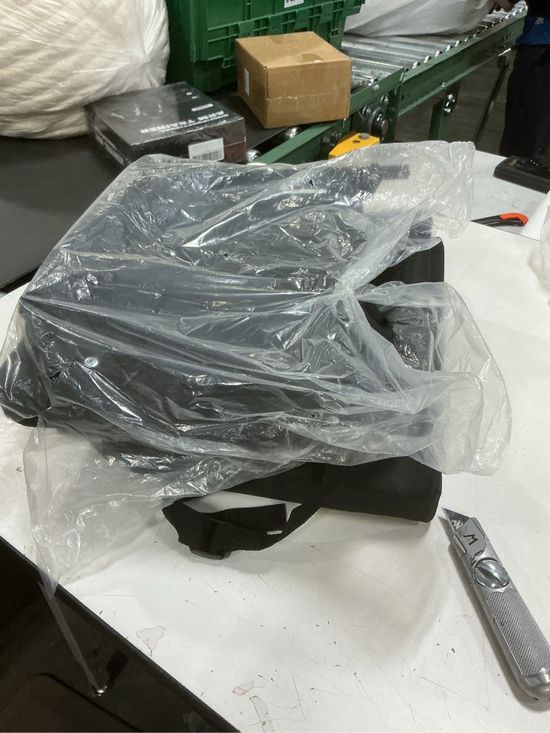 Condition photo showing New/Like New for ACIPENSER 2pcs Stadium Seat for Bleachers with Back Support?Portable Bleacher Chairs with Back and Cushion?Includes Shoulder Strap and Cup Holder Black,2 Pack