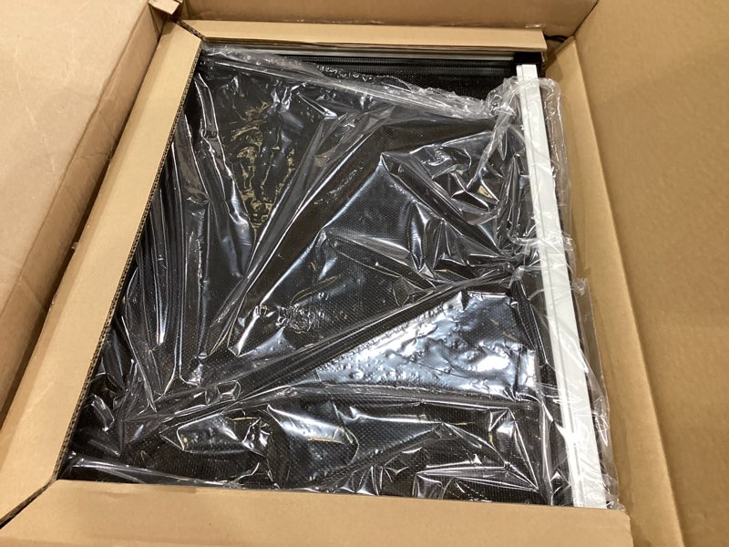 Condition photo showing Good Condition for proworx adjustable window screens expandable, 2 pack 15" h x 21"-40" w horizontal and vertical adjustable, durable replacement screens for house windows, aluminum frame with repair tape, safety rope 15" h x 21" - 40" w (2 pack)