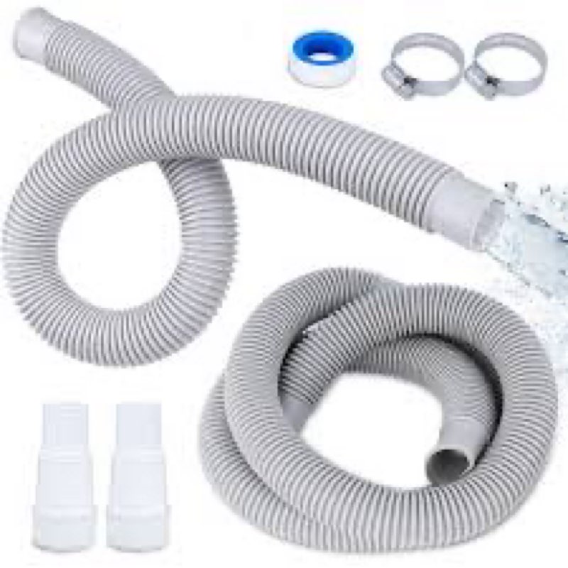 1-1/2" swimming pool pump hose kit 6 feet+3 feet sand fliter pump replacement accessories full hose set easy to install for above ground pools