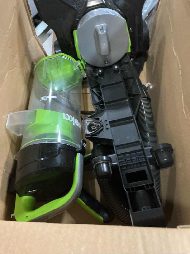 Condition photo showing As Is for Eureka Airspeed Ultra-Lightweight Compact Bagless Upright Vacuum Cleaner, NEU10AE4, Green Green AirSpeed NEU10AE4