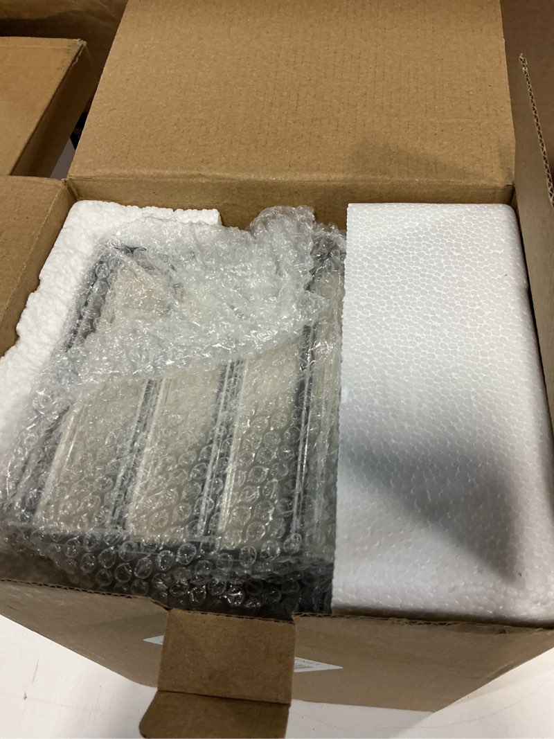 Condition photo showing New/Like New for GUOER 5 Drawers Clear Jewelry Box for Women and Girls, Acrylic Earring Holder Organizer Ring Holder Display Storage, Warm White