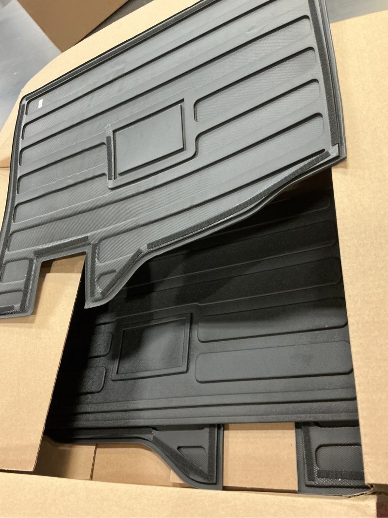 Condition photo showing Good Condition for Set of 2 Cargo Mat Compatible with 2024-2026 Honda Prologue Chevy Blazer EV Trunk Mat TPE Backrest Cargo Liner Trunk Liner Replacement for 2024-2026 Honda Prologue Accessories Backrest Mat