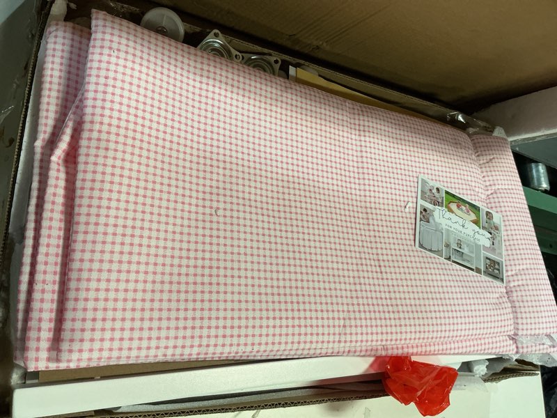 Condition photo showing As Is for Badger Basket Trundle Doll Bunk Bed with Ladder and Free Personalization Kit - White/Pink