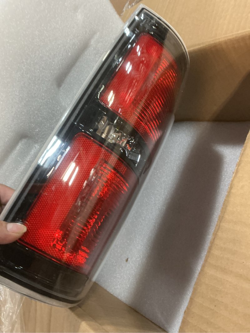 Condition photo showing Good Condition for ransoto tail light compatible with ford f150 f-150 2009 2010 2011 2012 2013 2014 rear brake lamp taillight left driver and right passenger side smoked black