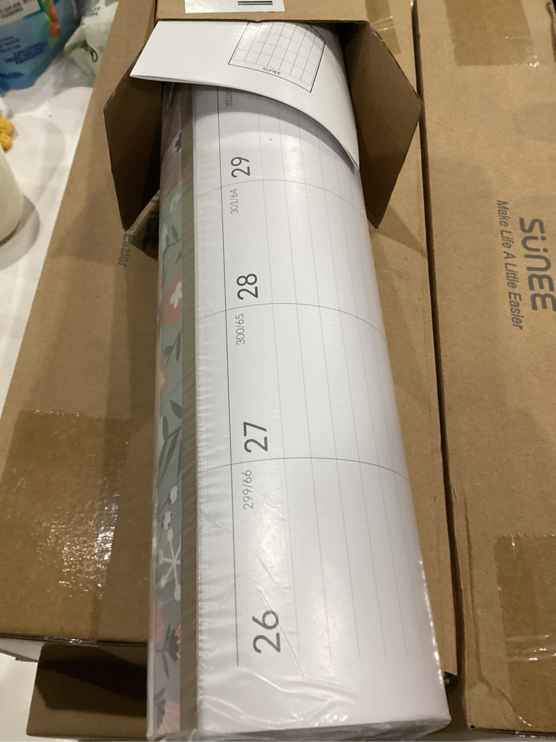 Condition photo showing As Is for SUNEE 2026 Wall Calendar Large 22.75"x15.5", 21 Month Calendar from October 2025 to June 2027, Vertical Extra Large Monthly Calendar 2026 for Wall, Seasons Color Seasonal Large