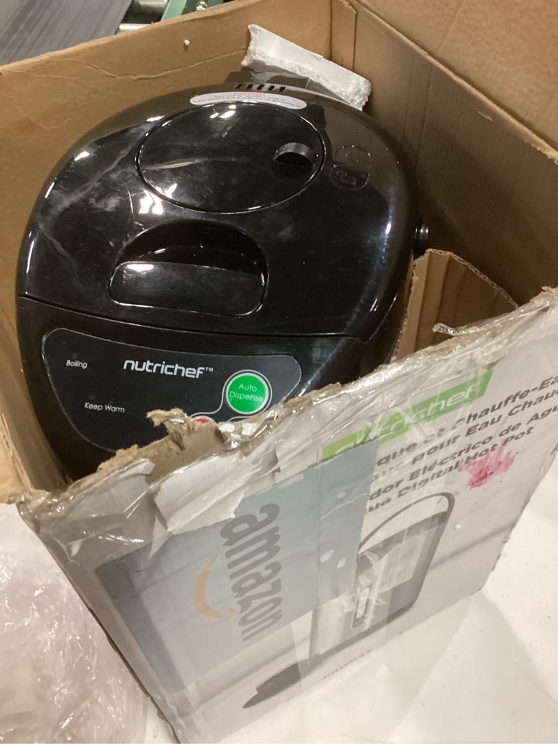 Condition photo showing Good Condition for NutriChef Hot Water Urn Pot Insulated Stainless Steel,Auto & Manual Dispense,Auto Boiler,Safety Lock Shutoff 3.38 QT /3.2L - Auto Boiler Shut Off - PKWK43 3.4 Quarts