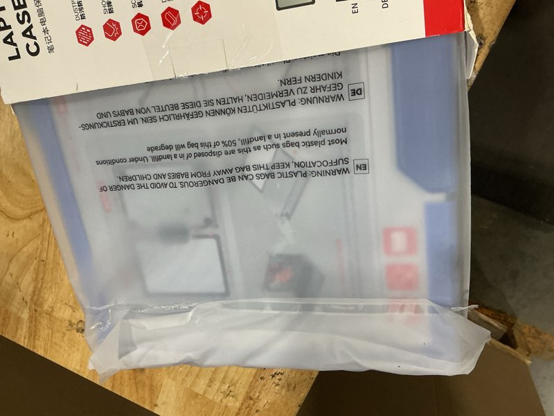 Condition photo showing New/Like New for seymac stock case for macbook pro 16 inch, shock-absorbing protection with folding stand &mouse pad case for macbook pro 16 inch, skyblue