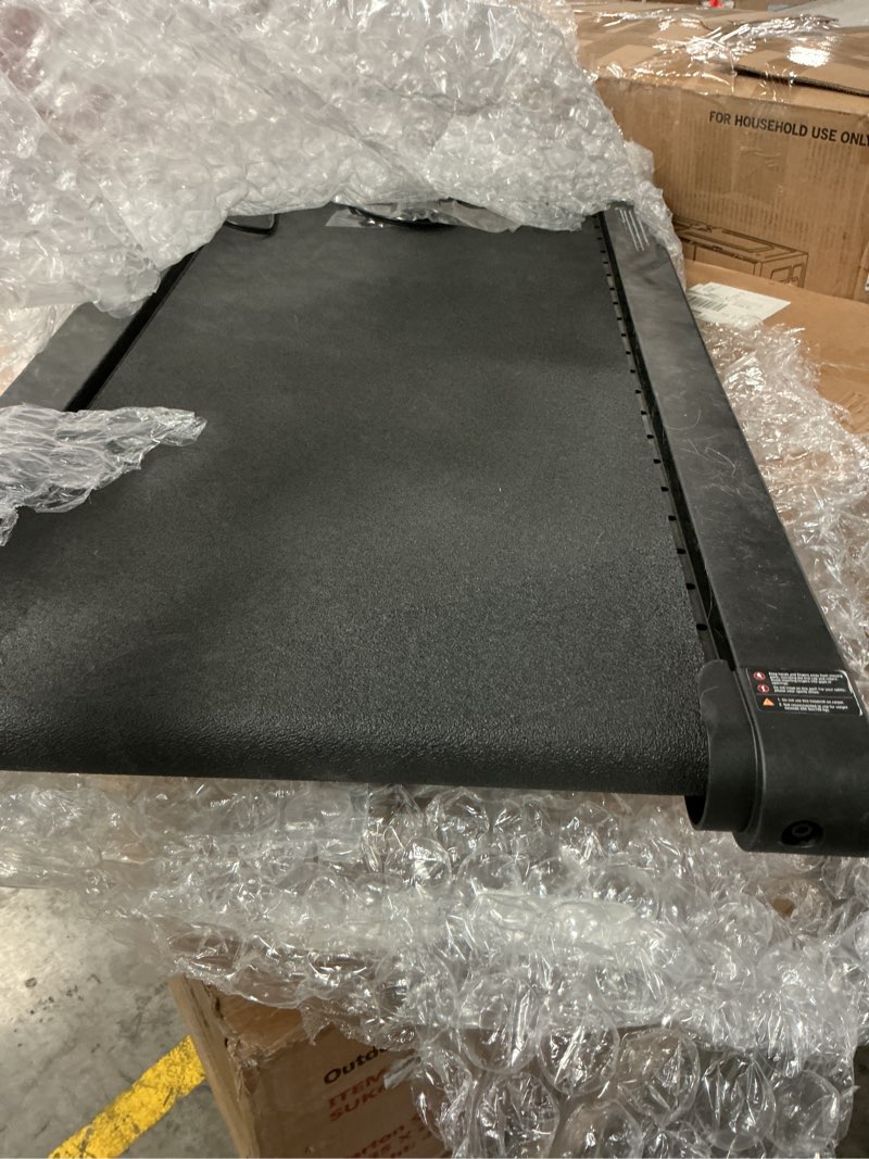 Condition photo showing As Is for Sperax Walking Treadmill Pad with APP, 3 in 1 Under Desk Treadmill, 400W Low Noise Walking Vibration Pad with Remote Control,Portable Treadmills for Home Office Black