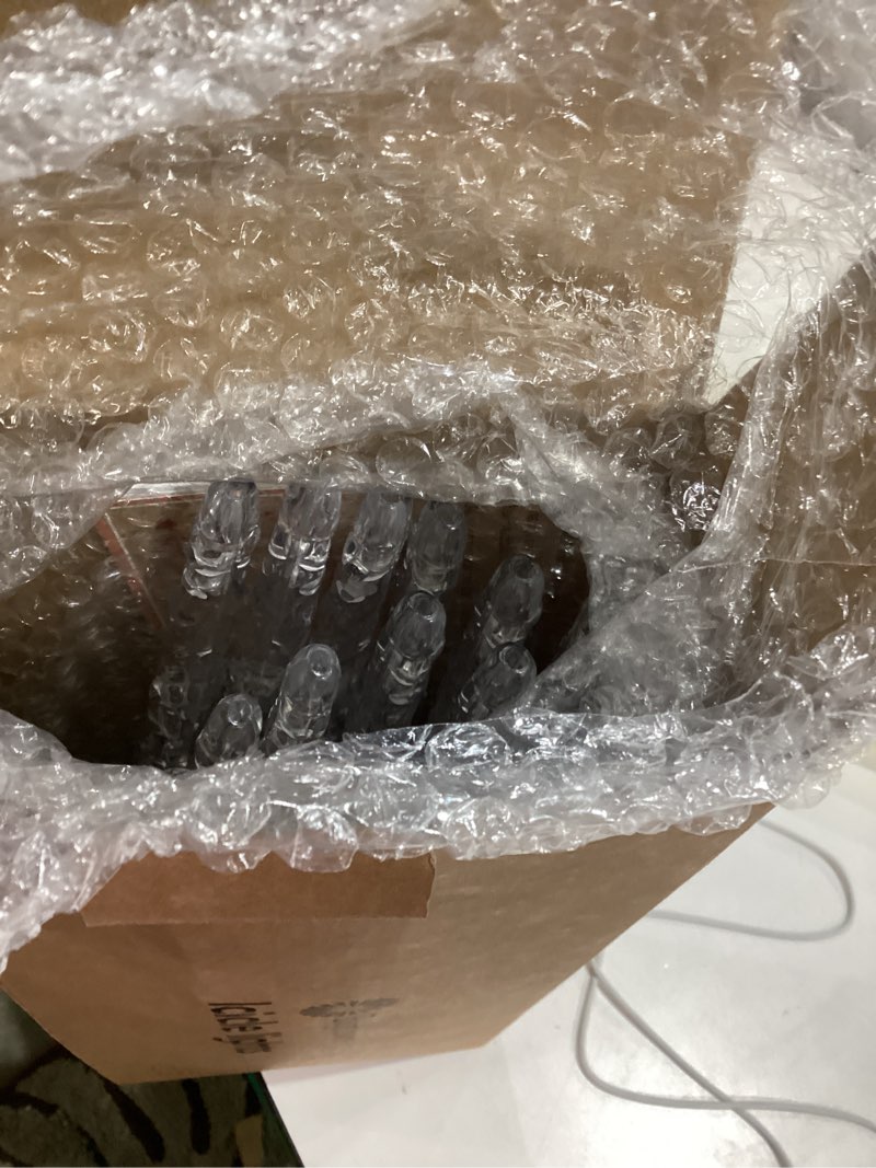 Condition photo showing As Is for Brightown Icicle Lights Outdoor 20ft with Remote - 20 Tubes 100 LED Iced Tube Christmas Lights, Waterproof Icicle Decor Outdoor Indoor for Tree Patio Roof Holiday Decor, Cool White Cool White 20 Tubes