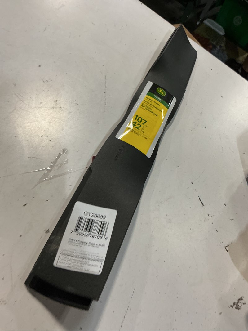 Condition photo showing Good Condition for 42 in. mower blades (2-pack)