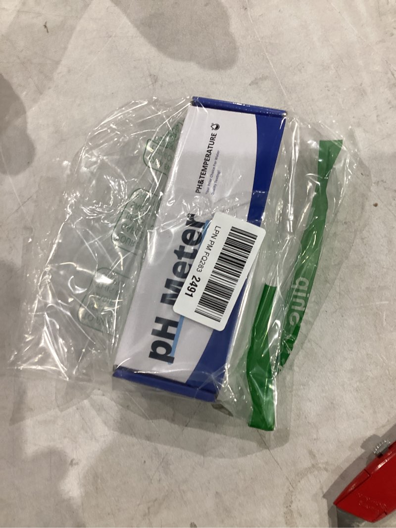 Condition photo showing New/Like New for pH Meter for Water, Electronic ph Meters with Color Display pH Test Strip Function, Pro Digital pH Level Tester Kit for Water, pH Reader for Pool Spa Hot Tub Hydroponics Aquarium Drinking Water