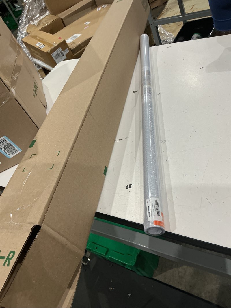 Condition photo showing New/Like New for haton reeded glass window privacy film, static cling non-adhesive frosted film, uv blocking heat control removable window sticker for bathroom door home office, 35.4" x 78.7" reeded 35.4" x 78.7"