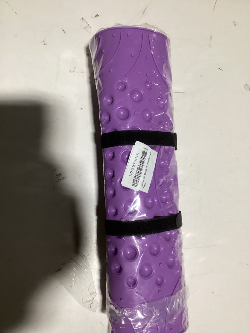 GEENOA Large Foot Massager Mat with Two Massage Balls, 5-Zone Foot Reflexology Mat for Various Stimu