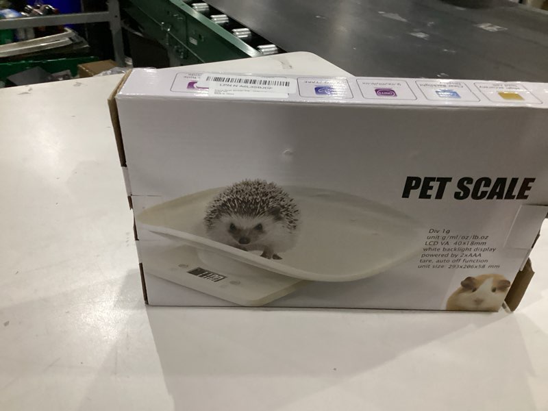 Condition photo showing New/Like New for Digital Small Animals Scales for Weighing with Tape Measure, Puppy Whelping Scale Weigh Your Kitten, Rabbit with High Precision, Multifunction Electronic Baby Scales for Small Dogs Cats Crawl Pet Pet Scale&Tape