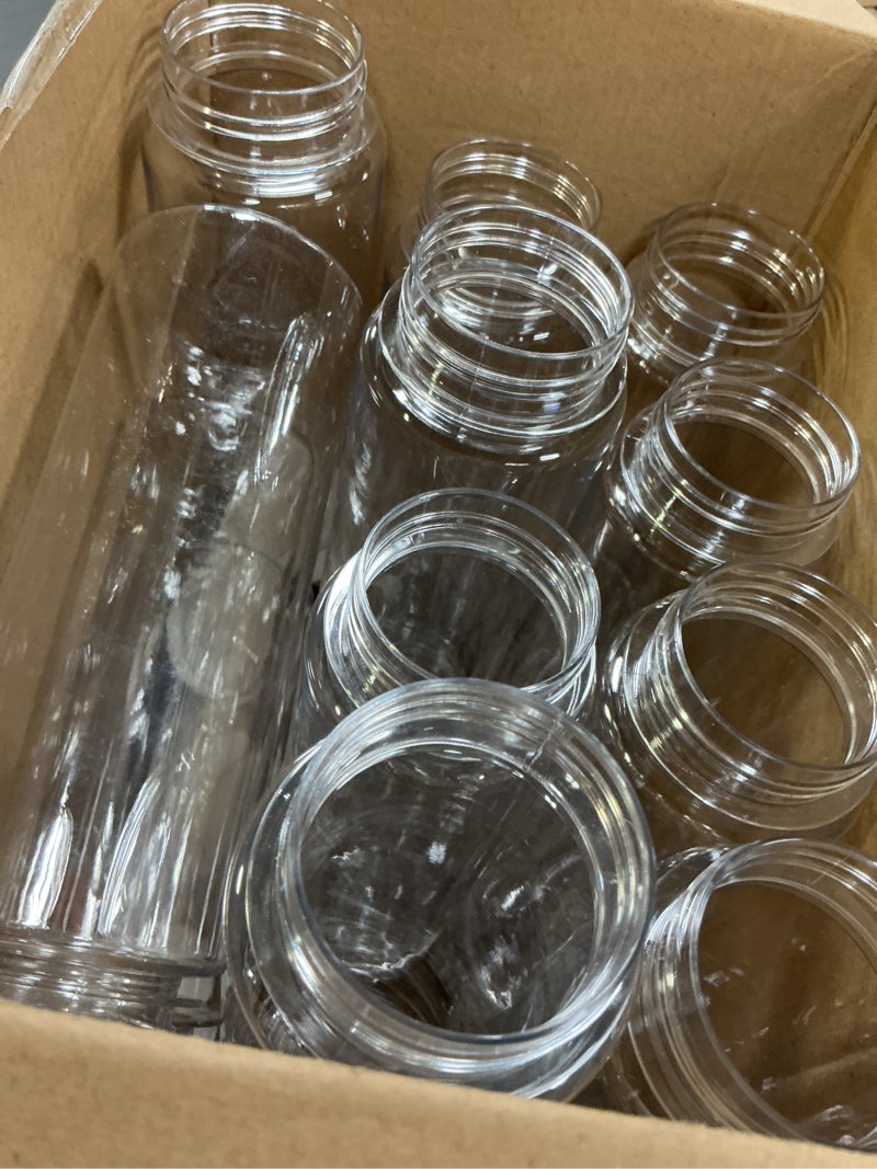 Condition photo showing Good Condition for mifoci 20 pieces water bottle bulk 17 oz plastic water bottles bulk gym sports adults reusable large bottles with leak proof flip top for party outdoor (white) white 20