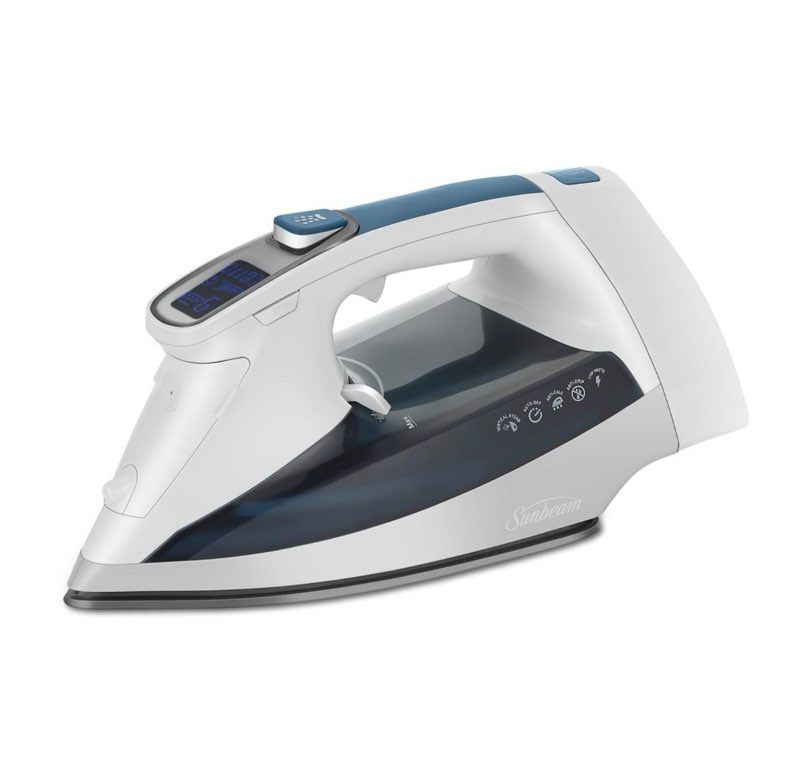 Sunbeam 1700W Digital Pro Steam Iron with Retractable Cord