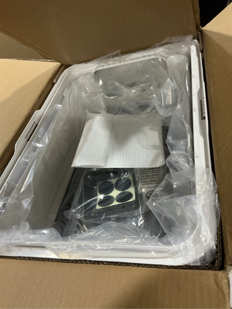 Condition photo showing New/Like New for Pawtners Stainless Steel Cat Litter Box, XL Extra Large Kitty Litter Pan, Front Entry Top Exit Enclosed Metal Cat Toilet for Odor Control with Removable Lid & Scoop, Anti-Leakage, Easy to Clean White Grey