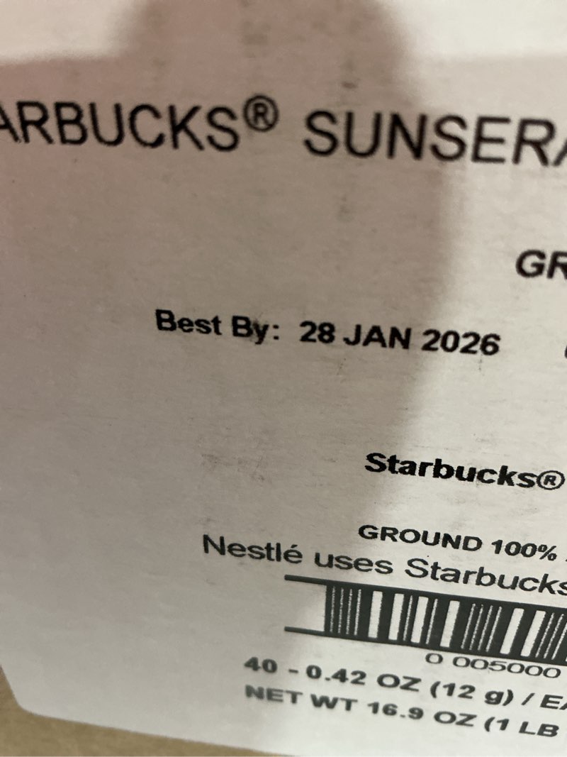 Condition photo showing New/Like New for (BB: 1/28/26) Starbucks K-Cup Coffee Pods, Starbucks Blonde Roast Hot or Iced Coffee, Veranda Blend, 40 Keurig Pods Veranda 40 Count (Pack of 1)