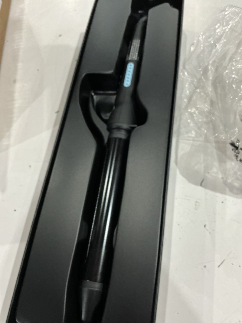 Condition photo showing Good Condition for bio ionic long barrel curling iron with moisture heat technology & nanoionic mx versatile curling wand - multiple barrel sizes for tight, classic, loose & soft curls 1.25 inch (loose curls) black