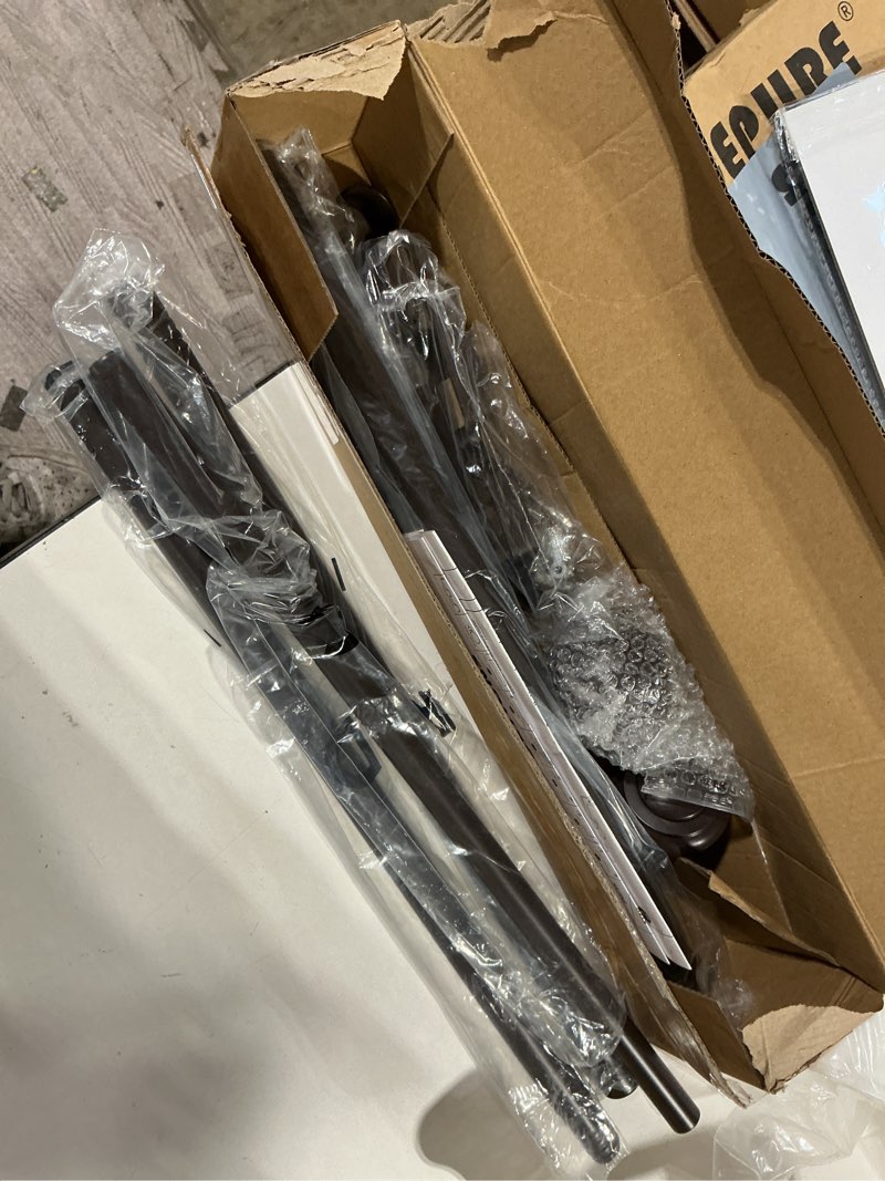 Condition photo showing Good Condition for h.versailtex double curtain rods for windows 16.2 to 43.8 inches, 3/4 inch diameter, adjustable decorative telescoping heavy duty drapery rod, bronze bronze 16.2"-43.8"