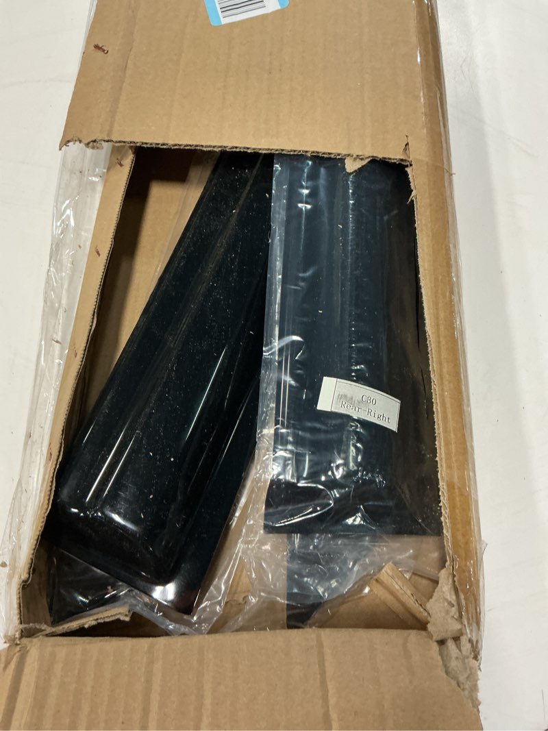 Condition photo showing As Is for tape-on rain guards for 2020-2024 explorer accessories?side vent visors shades window deflectors for explorer c30-for-ford-explorer-20/24