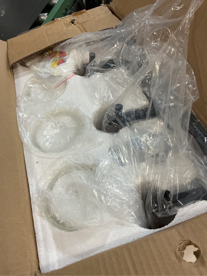 Condition photo showing Good Condition for lanhall 4-light farmhouse bathroom light fixtures vintage bathroom vanity lights over mirror black and wood painted metal vanity light for bathroom with glass shades e26 socket black and wood-painted 4-light