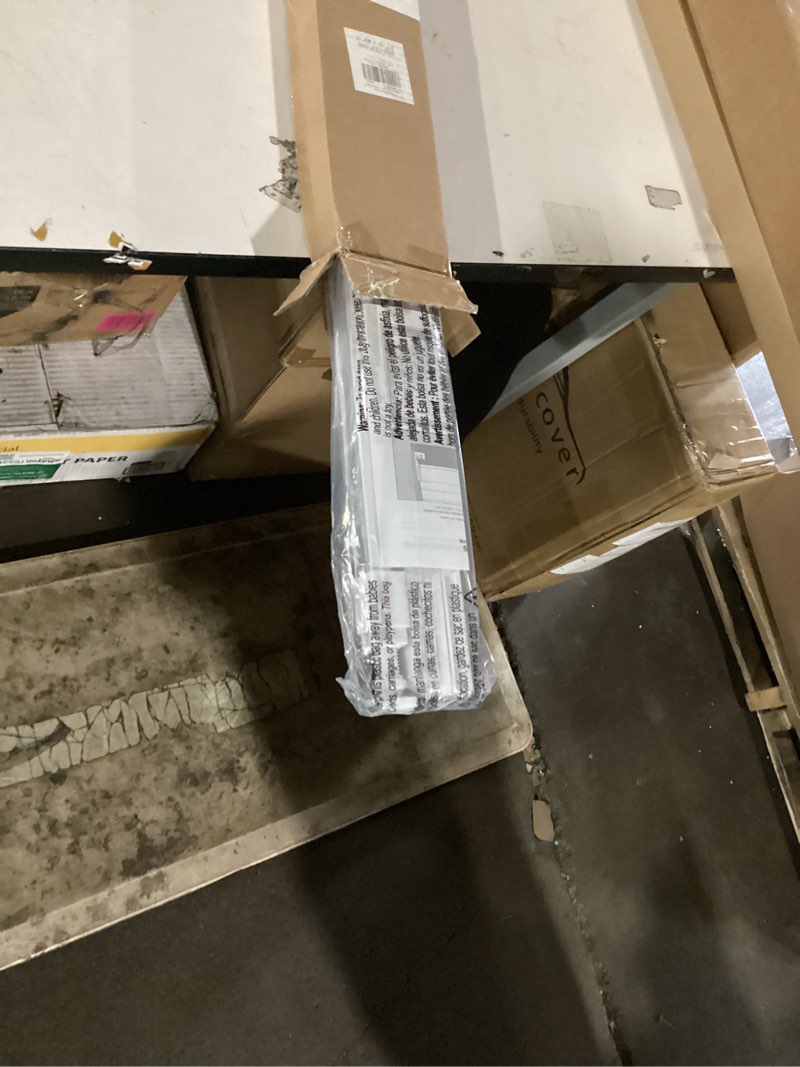 Condition photo showing Good Condition for lazblinds no tools no drill 1" vinyl mini blinds, cordless blinds for windows, light filtering horizontal window blinds & shades, 47" w x 48" h, white cordless-white 47" w x 48" h
