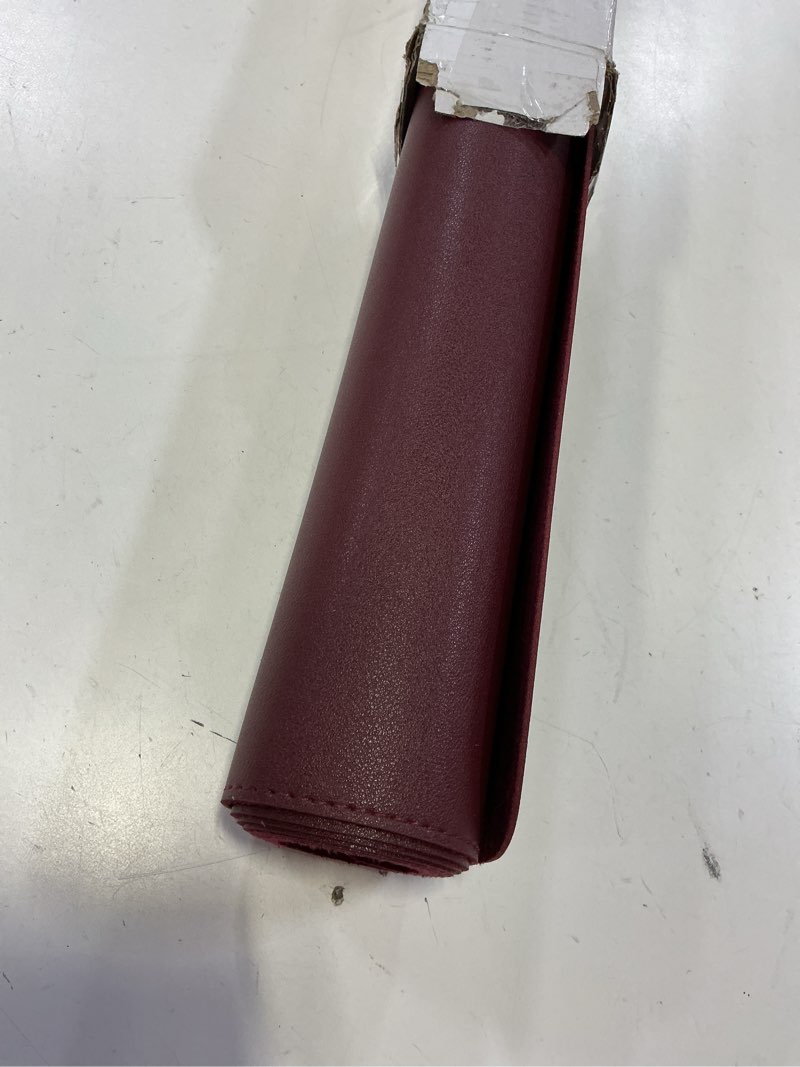Condition photo showing Good Condition for 47.2" x 23.6" large desk pad - non-slip pu leather mat, waterproof writing blotter for work, computer mouse pad, keyboard mat (burgundy) 47.2" x 23.6" burgundy
