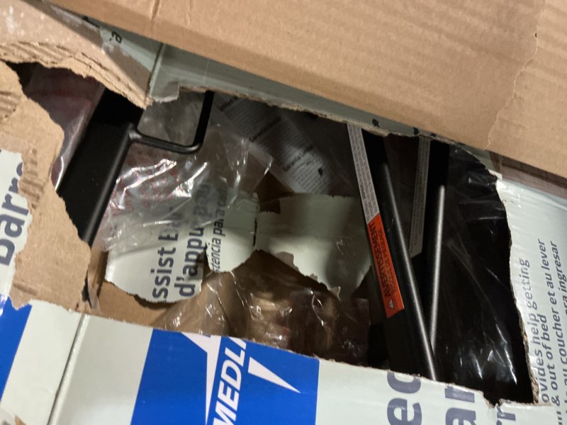 Condition photo showing Good Condition for Medline Bed Assist Bar with Storage Pocket, Height Adjustable Bed Rail for Elderly Adults, Assistance for Getting In and Out of Bed at Home