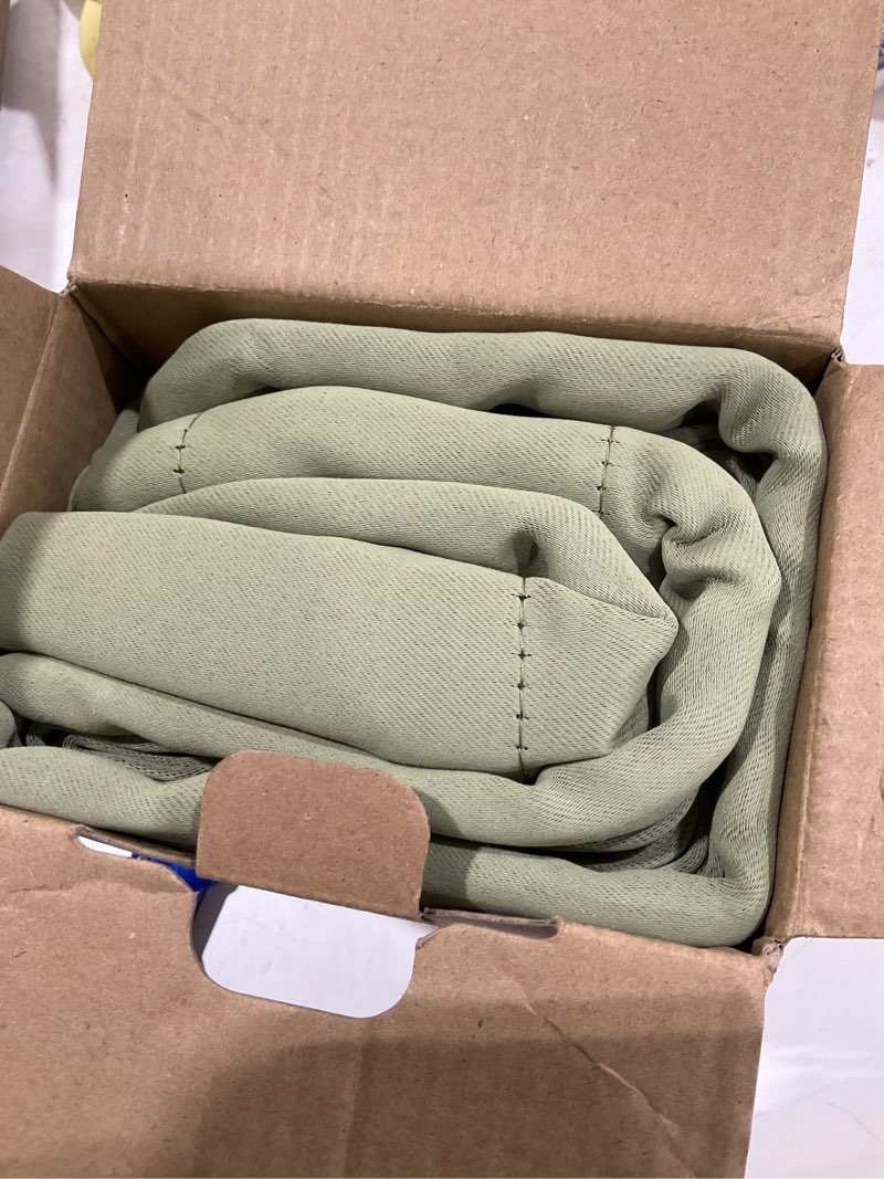 Condition photo showing Good Condition for miulee sage green short blackout curtains for small bedroom window 36 inches long 2 panels, room darkening drapes for kitchen cafe rv basement solid rod pocket privacy tiers for bathroom half window sage green 40"w x 36"l (pack of 2)