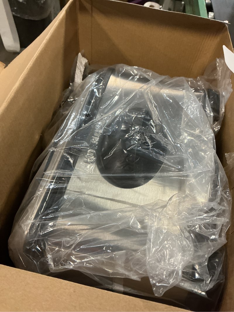 Condition photo showing Good Condition for Chefman 4.5 Liter Deep Fryer w/Basket Strainer, XL Jumbo Size, Adjustable Temperature & Timer, Perfect for Fried Chicken, Shrimp, French Fries, Chips & More, Removable Oil-Container, Stainless Steel